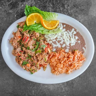 Machaca Con Huevo Plate