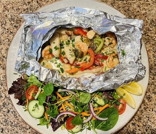 Empapelado De Mariscos.