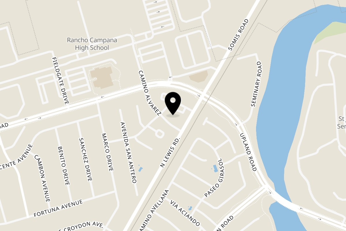 Map showing the location of Casa Cafe & Grill on 4421 Las Posas Rd in Camarillo